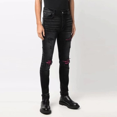 아미리 남성 블랙 청바지 - Amiri Mens Black Jeans - amr136x