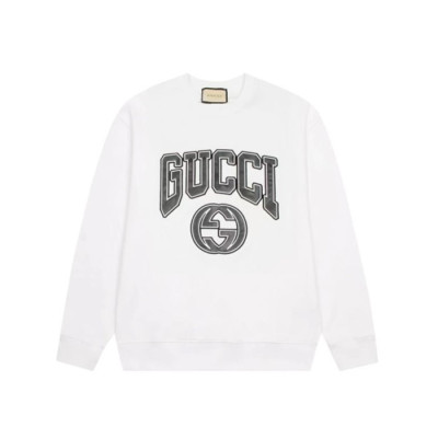 구찌 남성 베이직 화이트 맨투맨 - Gucci Mens White Tshirts - gu1118x