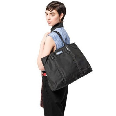 프라다 여성 블랙 쇼핑백 - Prada Womens Black Shopping Bag - pr810x