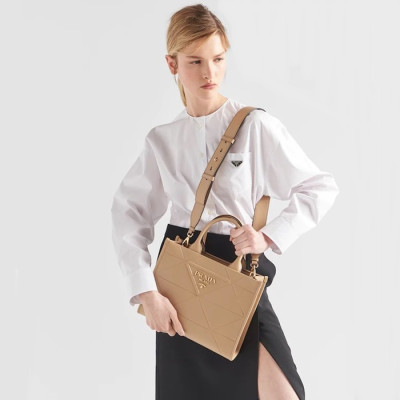 프라다 여성 베이지 숄더백 - Prada Womens Beige Shoulder Bag - pr812x