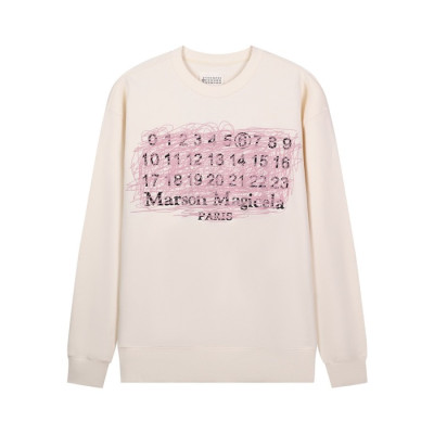 메종 마르지엘라 남성 아이보리 맨투맨 - Maison Margiela Mens Ivory Tshirts - mai233x
