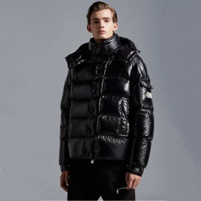 몽클레어 남성 블랙 패딩 - Moncler Mens Black Down Padding - mo234x