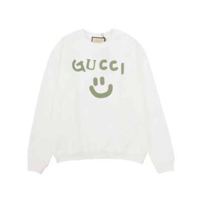 구찌 남성 베이직 화이트 맨투맨 - Gucci Mens White Tshirts - gu1128x