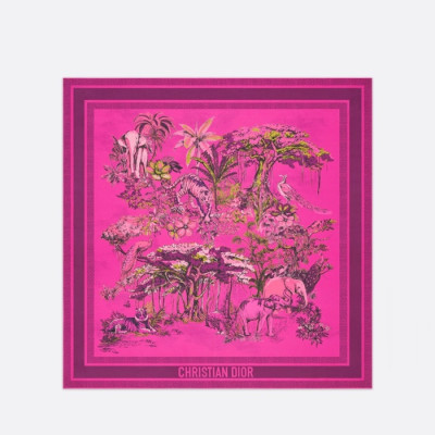 디올 여성 핑크 스카프 - Dior Womens Pink Scarf - di862x