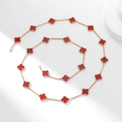 반클리프 아펠 여성 레드 목걸이 - Van Cleef&Arpels Womens Red Necklace - acc374x