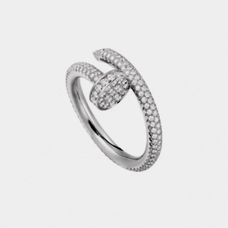 까르띠에 여성 화이트 골드 반지 - Cartier Womens White Gold Ring- acc381x
