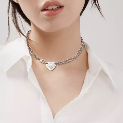 티파니 여성 화이트 골드 목걸이 - Tiffany Womens White Gold Necklace- acc392x