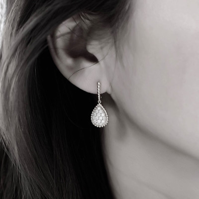 부쉐론 여성 화이트 골드 이어링 - Boucheron Womens White Gold Earring - acc442x