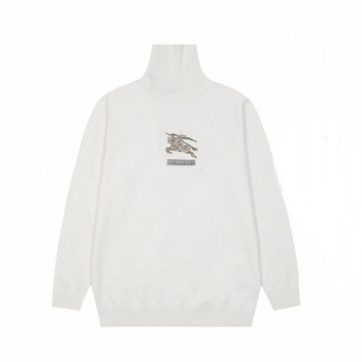 버버리 남성 화이트 터틀넥 스웨터 - Burberry Mens White Sweaters - bu355x