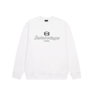 발렌시아가 남성 화이트 맨투맨 - Balenciaga Mens White Tshirts - ba863x