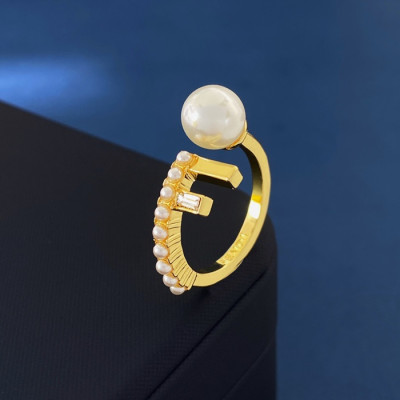 펜디 여성 골드 반지 - Fendi Womens Gold Ring - acc547x