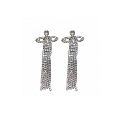 비비안웨스트우드 여성 화이트 골드 이어링 - Vivienne Westwood Womens White Gold Earring - acc683x