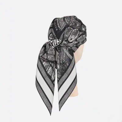 디올 여성 블랙 스카프 - Dior Womens Black Scarf - di871x