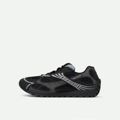 보테가베네타 남/녀 모던 블랙 스니커즈 - Bottega Veneta Unisex Black Sneakers - bv266x