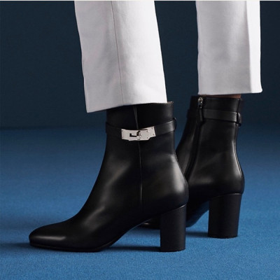 에르메스 여성 네오 앵클 부츠 - Hermes Womens Black Boots - he536x