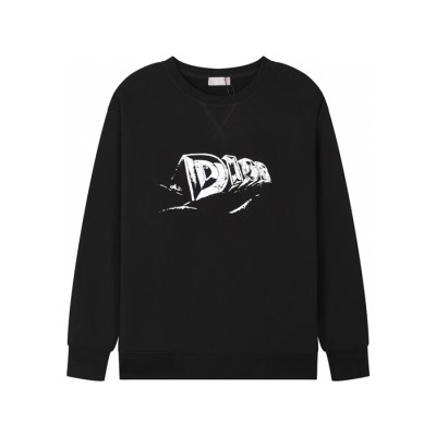 디올 남성 클래식 블랙 맨투맨 - Dior Mens Black Tshirts - di878x