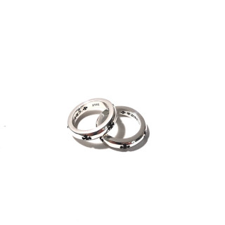 크롬하츠 남/녀 화이트 골드 반지 - Chrome Hearts Unisex White Gold Ring - acc716x