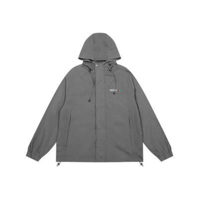 구찌 남성 캐쥬얼 그레이 집업 자켓 - Gucci Mens Gray Zip-up Jackets - gu1160x
