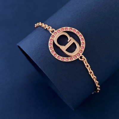 디올 여성 로즈 골드 팔찌 - Dior Womens Rose Gold Bangle - acc757x