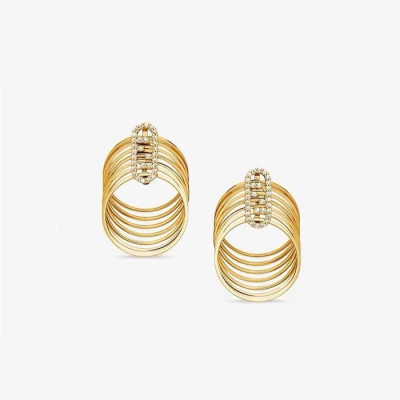 펜디 여성 옐로우 골드 이어링 - Fendi Womens Yellow-gold Earring - acc801x