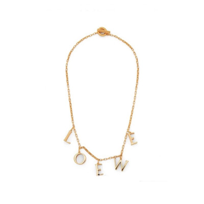 로에베 여성 골드 목걸이 - Loewe Womens Gold Necklace - acc844x