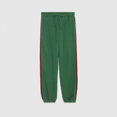 구찌 남성 그린 트레이닝 팬츠 - Gucci Mens Green Pants - fa24x