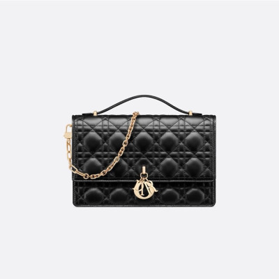 디올 여성 블랙 숄더백 - Dior Womens Black Shoulder Bag - ba13x
