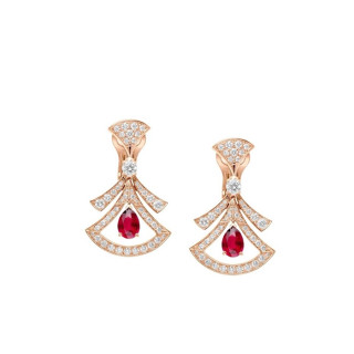 불가리 여성 로즈 골드 이어링 - Bvlgari Womens Rose Gold Earring - acc1096x