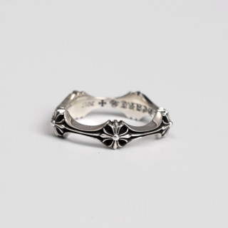 크롬하츠 남/녀 실버 반지 - Chrome Hearts Unisex Silver Ring - acc1118x