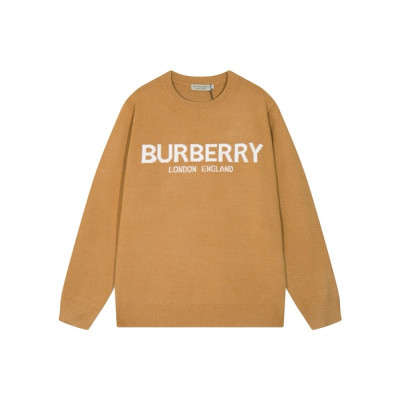 버버리 남성 카멜 크루넥 스웨터 - Burberry Mens Camel Sweaters - cl71x