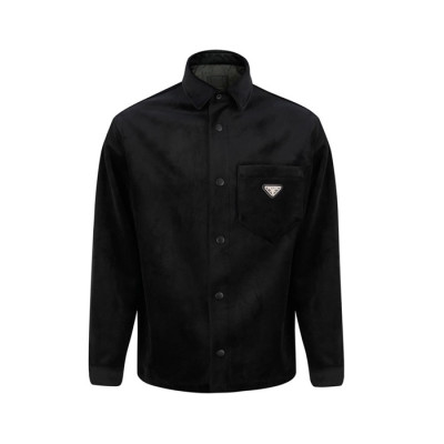 프라다 남성 모던 블랙 셔츠 - Prada Mens Black Shirts - cl153X