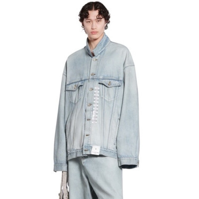 발렌시아가 남성 블루 자켓 - Balenciaga Mens Blue Jackets - bac05x