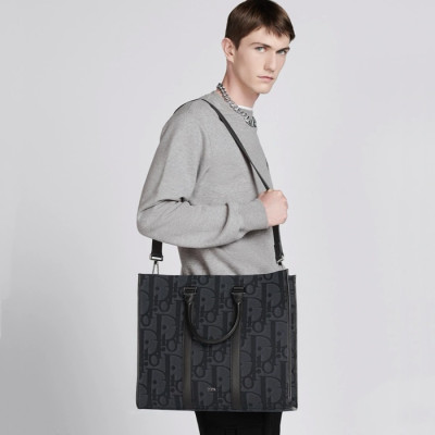 디올 남성 블랙 서류가방 - Dior Mens Business Bag - dib08x
