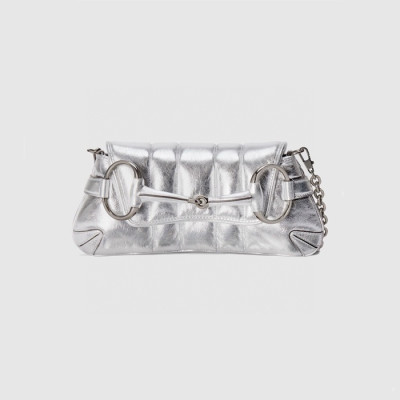 구찌 여성 실버 숄더백 - Gucci Womens Silver  Shoulder Bag - gub20x
