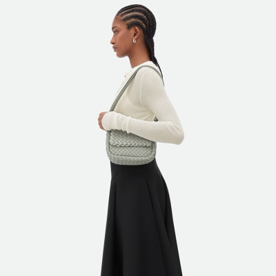 보테가베네타 여성 그레이 숄더백 - Bottega Veneta Womens Gray Shoulder Bag - bvb106x
