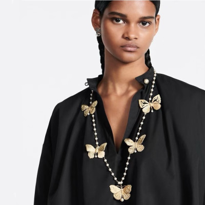 디올 여성 골드 목걸이 - Dior Womens Gold Necklace - acc1373x