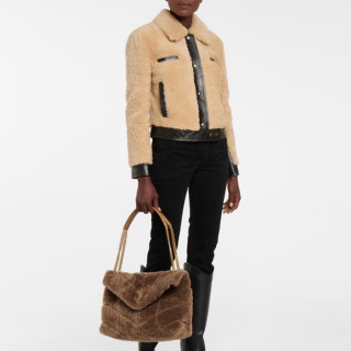 입생로랑 여성 브라운 숄더백 - Saint Laurent Womens Brown Shoulder Bag - ysb144x