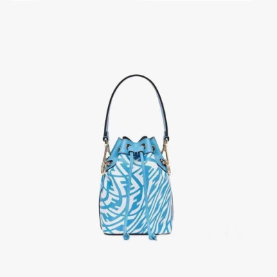 펜디 여성 블루 버킷백 - Fendi Womens Bucket Bag - feb233x