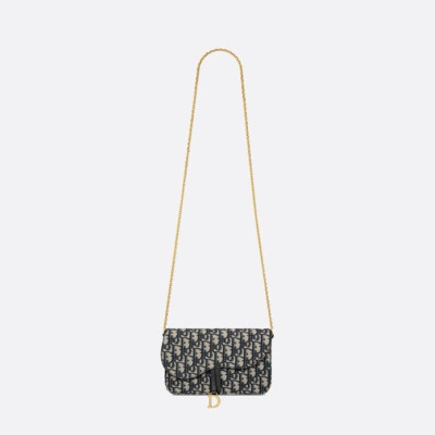 디올 여성 오블리크 체인백 - Dior Womens Oblique Saddle Bag - dib329x