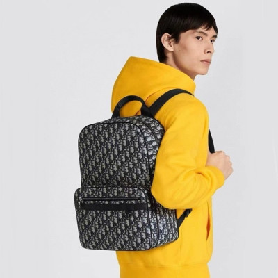 디올 남성 오블리크 백팩 - Dior Mens Oblique Back Pack - dib405x