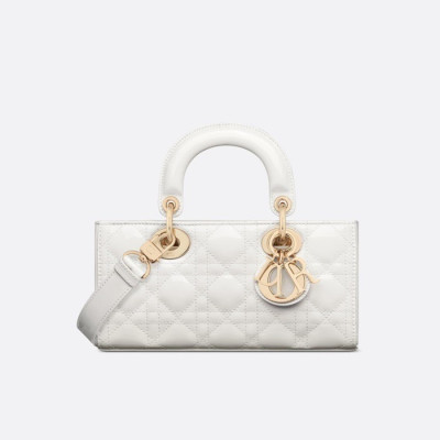 디올 여성 화이트 디조이 백 - Dior Womens White D-Joy Bag - dib432x