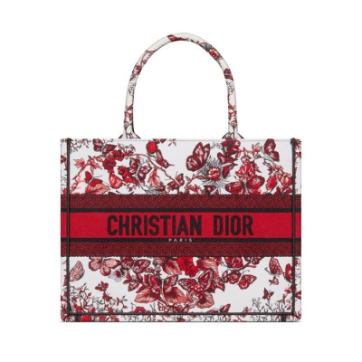 디올 여성 레드 북토트 - Dior Womens Red Book Tote - dib433x