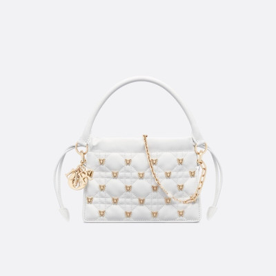 디올 여성 화이트 밀리백 - Dior Womens White Milly Bag - dib434x