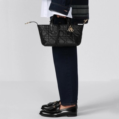 디올 여성 블랙 뚜주흐 백 - Dior Womens Black Toujours Bag - dib436x