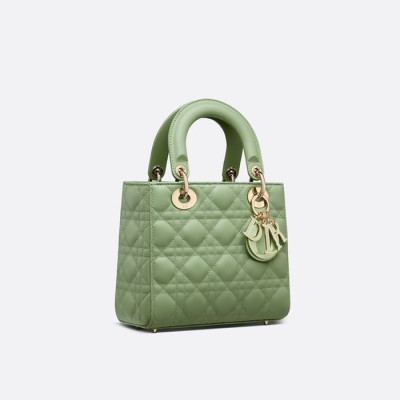 디올 여성 그린 레이디 백 - Dior Womens Green Lady Bag - dib476x