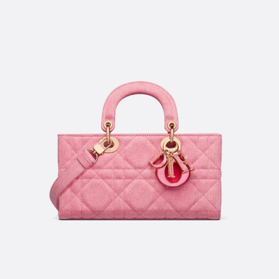 디올 여성 핑크 디조이 백 - Dior Womens Pink D-Joy Bag - dib485x