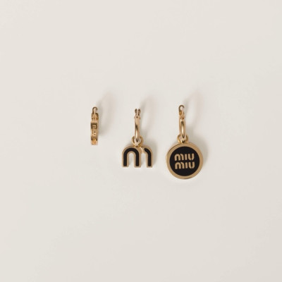 미우미우 여성 골드 이어링 - Miumiu Womens Gold Earring - acc1569x