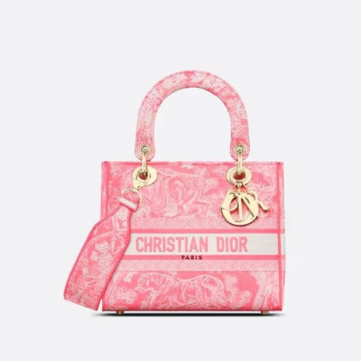 디올 여성 핑크 레이디 백 - Dior Womens Pink Lady Bag - dib528x
