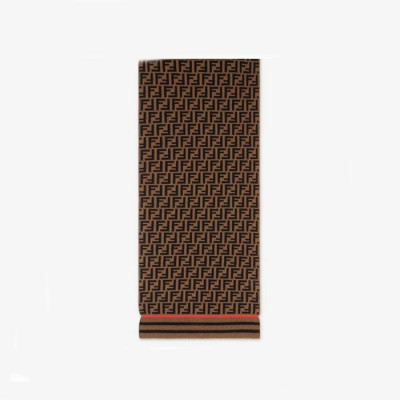 펜디 남/녀 브라운 머플러 - Fendi Unisex Brown Muffler - acc1624x