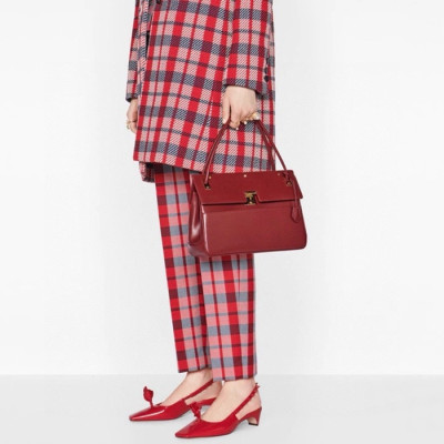 디올 여성 레드 토트백 - Dior Womens Red Tote Bag - dib595x